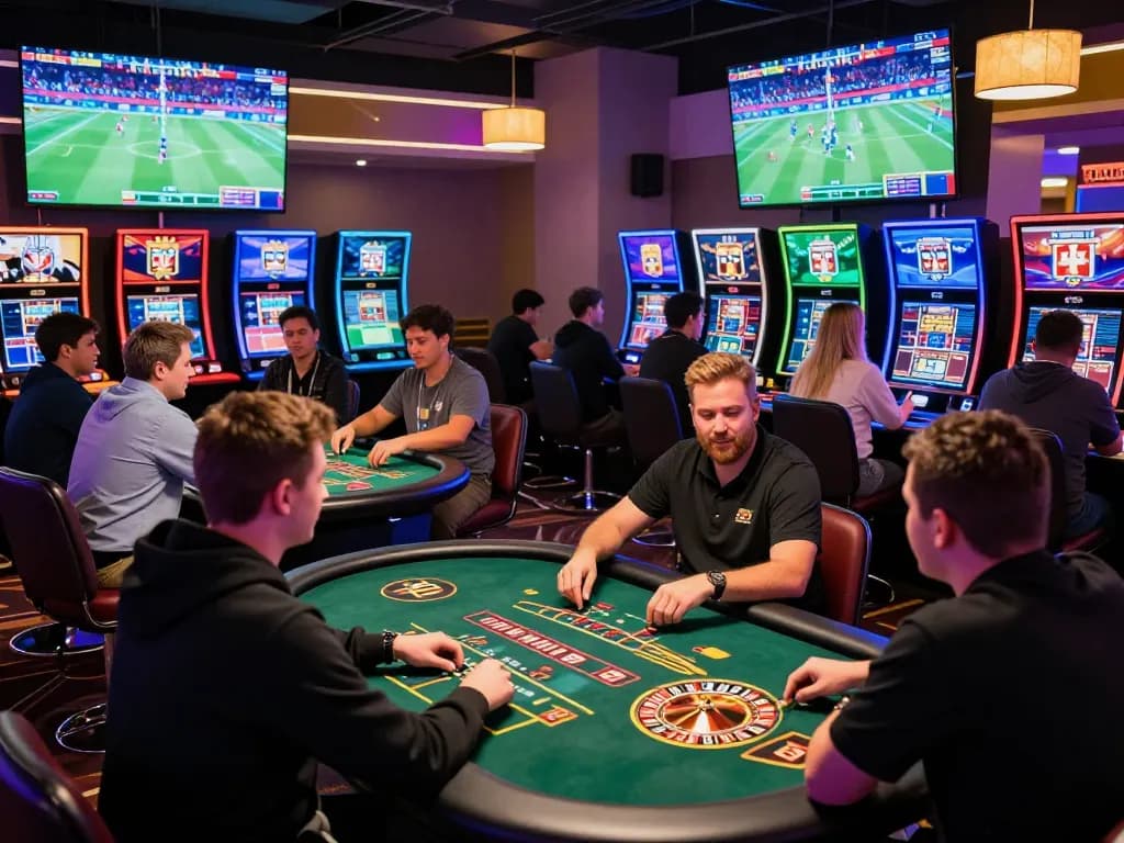 Engaged players at MMOO Casino live tables, highlighting excitement at https://mmoo1.de.com.