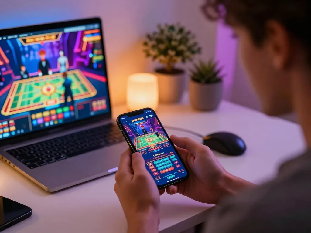 Engaging with the 33win mobile app for exciting casino gaming on a smartphone