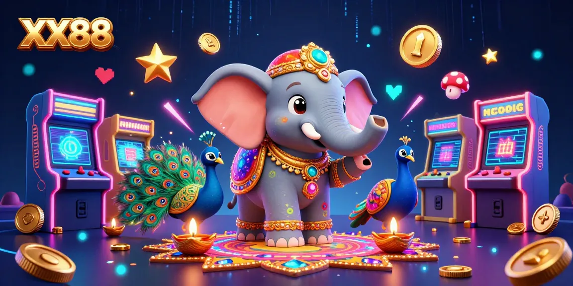 Engage with thrilling slots at XX88's vibrant casino, showcasing rich 3D elements and colorful gaming visuals.